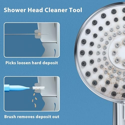 Lumkew 40 Pcs Shower Head Cleaner Picks – Nozzle Unclogger Tool with Storage Box for Small Holes - görsel 6