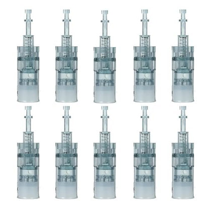 Microneedling Pen Cartridges for Dr Pen Microneedle Machine M8 - 10 Pack, 16 Pin (Green) Avelisse