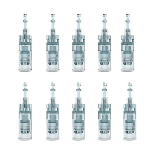 Microneedling Pen Cartridges for Dr Pen Microneedle Machine M8 - 10 Pack, 16 Pin (Green) Avelisse