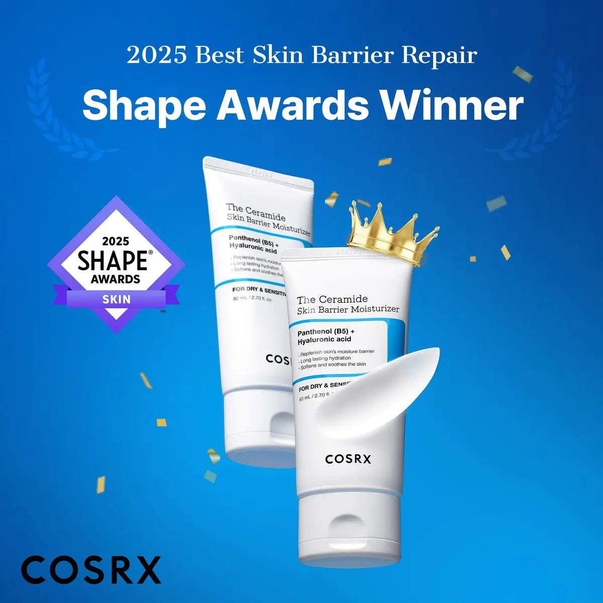 COSRX Ceramide Skin Barrier Moisturizer – 7 Ceramides, Hyaluronic Acid & Panthenol for All Skin Types, 2.7 Fl Oz Avelisse