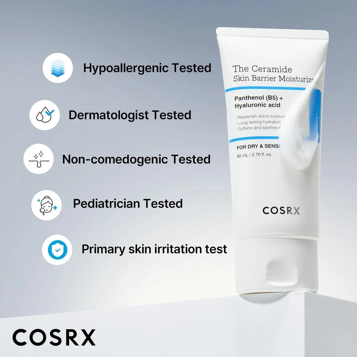 COSRX Ceramide Skin Barrier Moisturizer – 7 Ceramides, Hyaluronic Acid & Panthenol for All Skin Types, 2.7 Fl Oz Avelisse