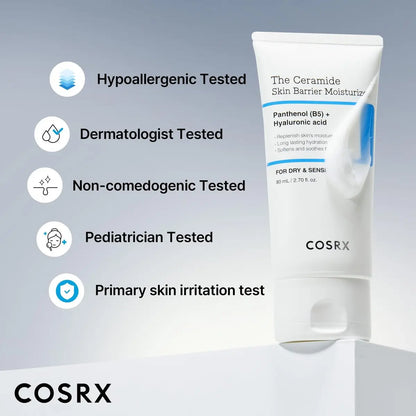 COSRX Ceramide Skin Barrier Moisturizer – 7 Ceramides, Hyaluronic Acid & Panthenol for All Skin Types, 2.7 Fl Oz Avelisse