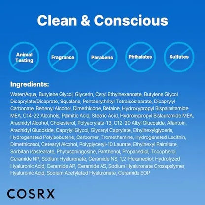 COSRX Ceramide Skin Barrier Moisturizer – 7 Ceramides, Hyaluronic Acid & Panthenol for All Skin Types, 2.7 Fl Oz Avelisse