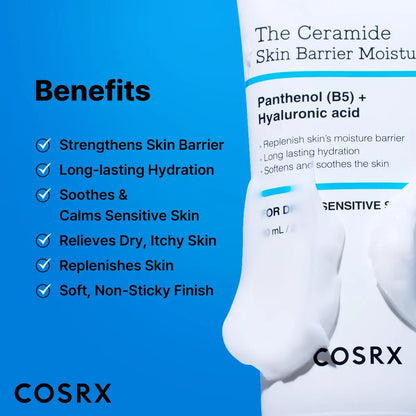 COSRX Ceramide Skin Barrier Moisturizer – 7 Ceramides, Hyaluronic Acid & Panthenol for All Skin Types, 2.7 Fl Oz Avelisse