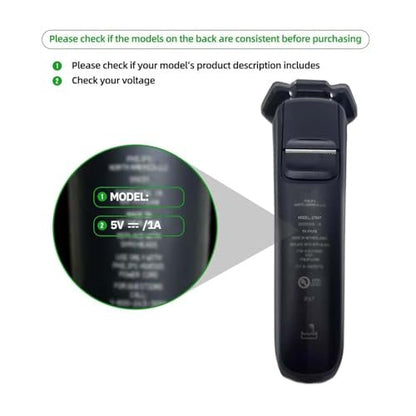 5V Philips Charger Power Cord Compatible with Philips OneBlade, Norelco, and Series Shavers