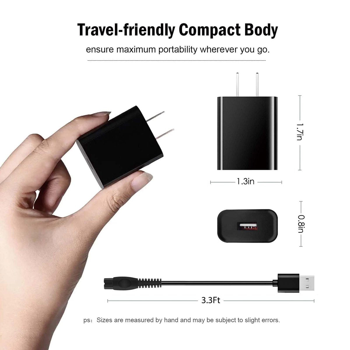 5V Philips Charger Power Cord Compatible with Philips OneBlade, Norelco, and Series Shavers - görsel 8