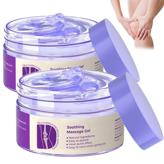 2-Pack Joint Gel Purple – Soothing Massage Cream for Knees, Hands, Lumbar, Neck, and Shoulders Avelisse