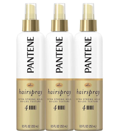 Non-Aerosol Extra Strong Hold Hairspray, Level 4, Texture Building, 8.5 fl oz, Triple Pack, Beige Avelisse
