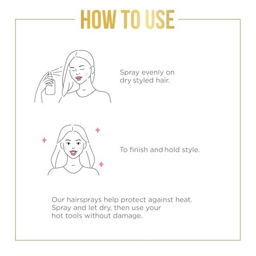 Non-Aerosol Extra Strong Hold Hairspray, Level 4, Texture Building, 8.5 fl oz, Triple Pack, Beige Avelisse
