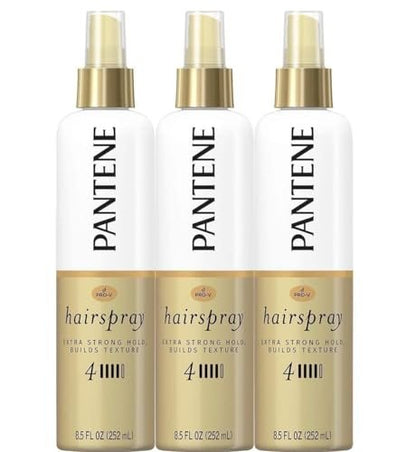 Non-Aerosol Extra Strong Hold Hairspray, Level 4, Texture Building, 8.5 fl oz, Triple Pack, Beige Avelisse