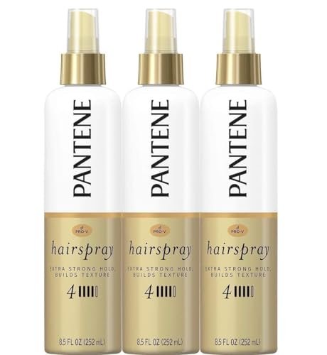 Non-Aerosol Extra Strong Hold Hairspray, Level 4, Texture Building, 8.5 fl oz, Triple Pack, Beige Avelisse