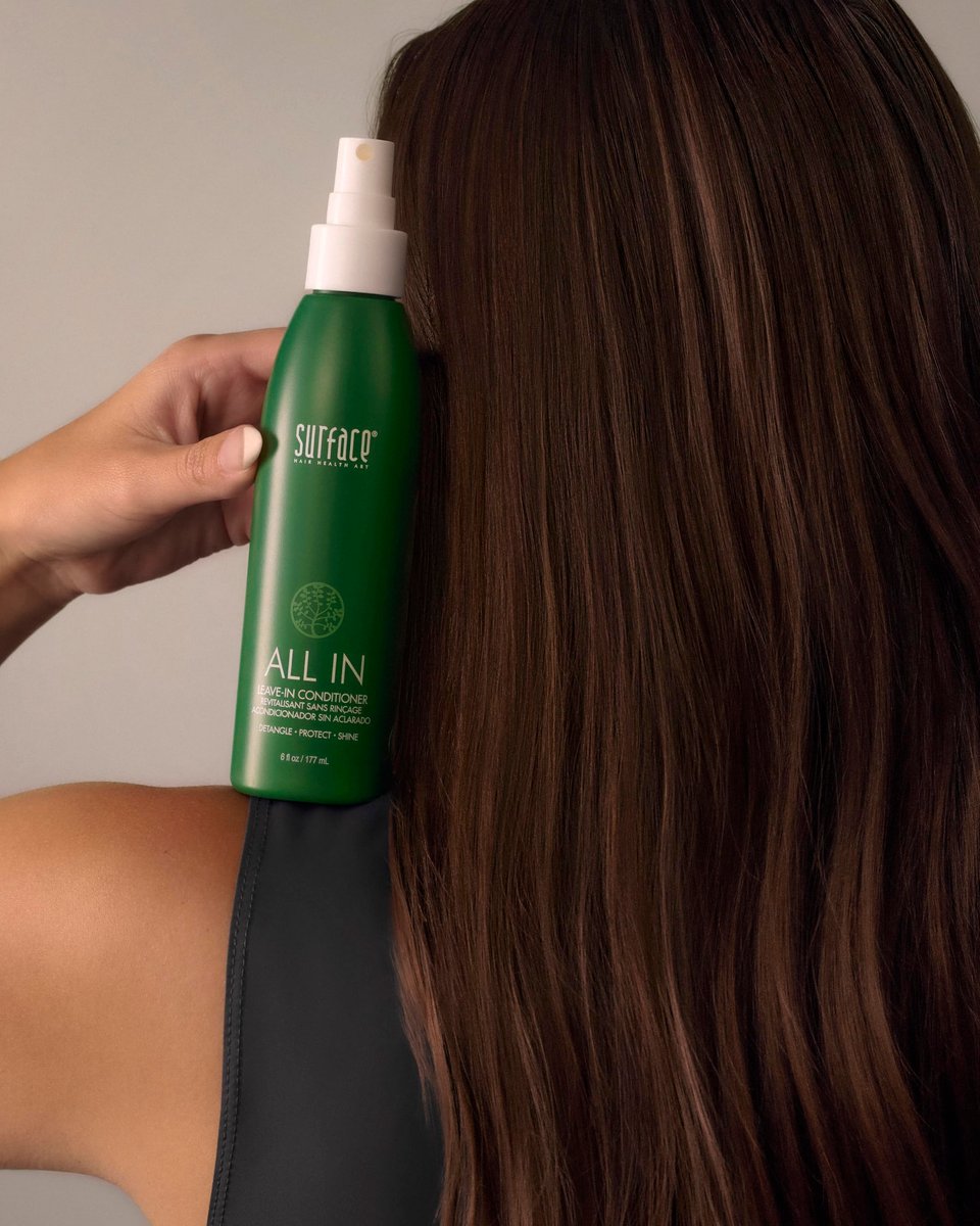 SURFACE Hair ALL IN Leave In Conditioner – Detangles, Controls Frizz & Strengthens for All Hair Types – 6 fl oz Avelisse