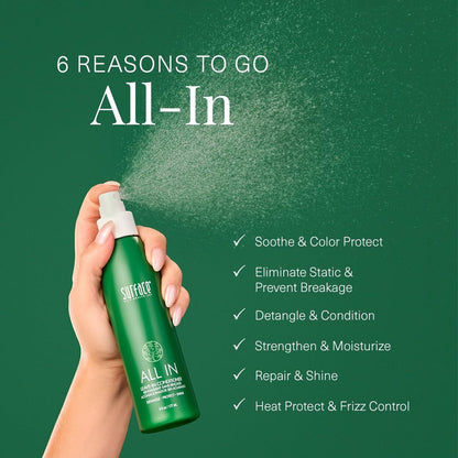 SURFACE Hair ALL IN Leave In Conditioner – Detangles, Controls Frizz & Strengthens for All Hair Types – 6 fl oz Avelisse