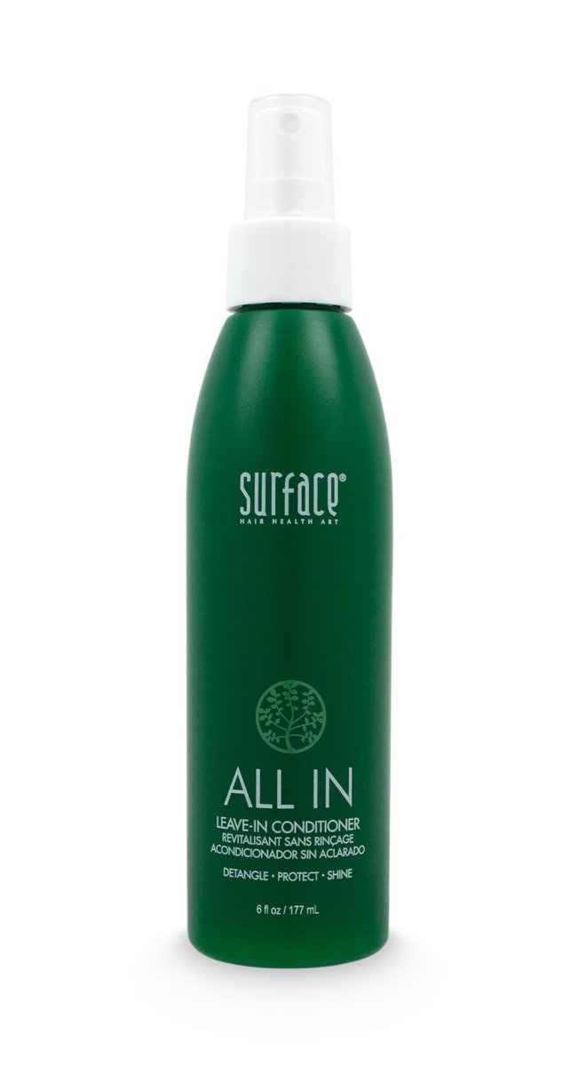 SURFACE Hair ALL IN Leave In Conditioner – Detangles, Controls Frizz & Strengthens for All Hair Types – 6 fl oz Avelisse