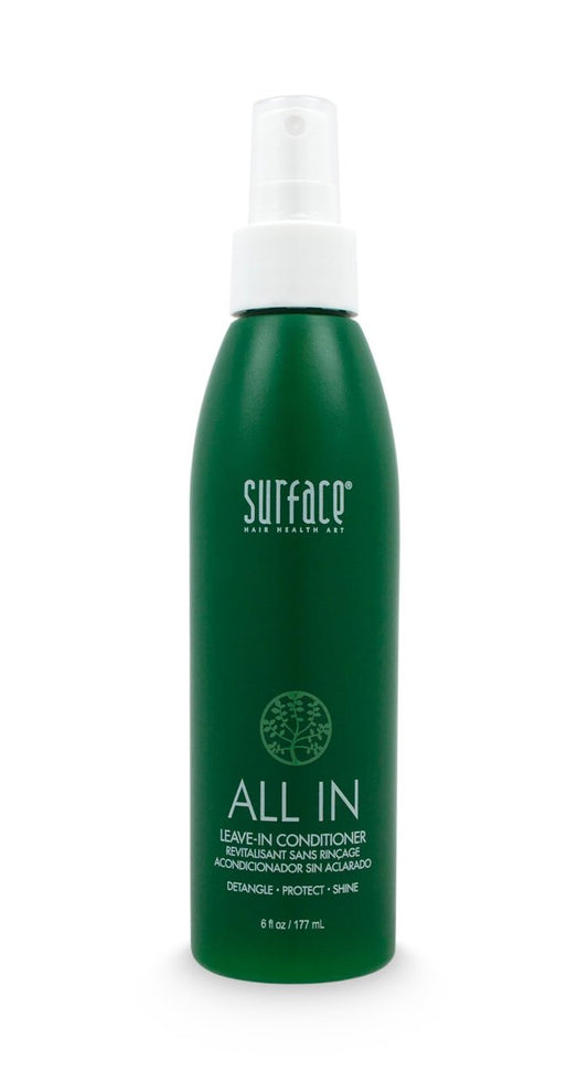 SURFACE Hair ALL IN Leave In Conditioner – Detangles, Controls Frizz & Strengthens for All Hair Types – 6 fl oz Avelisse