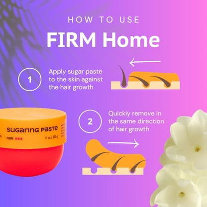 SUPER FIRM Sugaring Paste for Home Use – 11 oz (312g) Sugar Wax for Brazilian and Underarms Avelisse