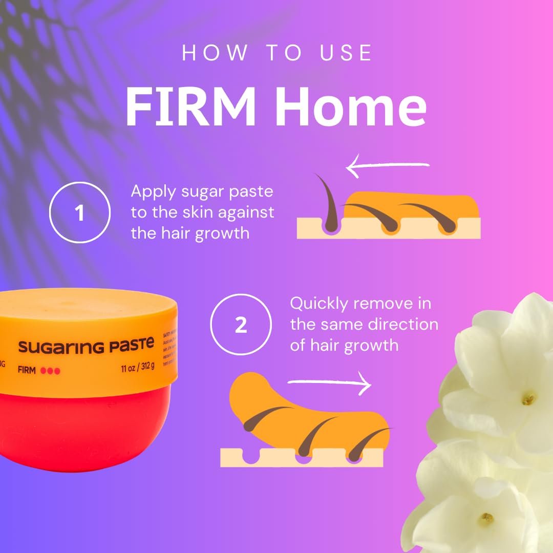SUPER FIRM Sugaring Paste for Home Use – 11 oz (312g) Sugar Wax for Brazilian and Underarms Avelisse