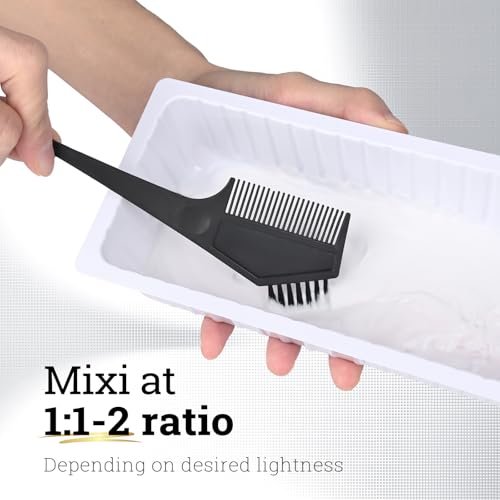 BELEZALIB Hair Bleach Kit - Complete Hair Lightener for Dark Hair with Protective Hair Mask, Lifts Up to 8 Shades, Includes Tint Bowl, Brush, Gloves & Cap Avelisse