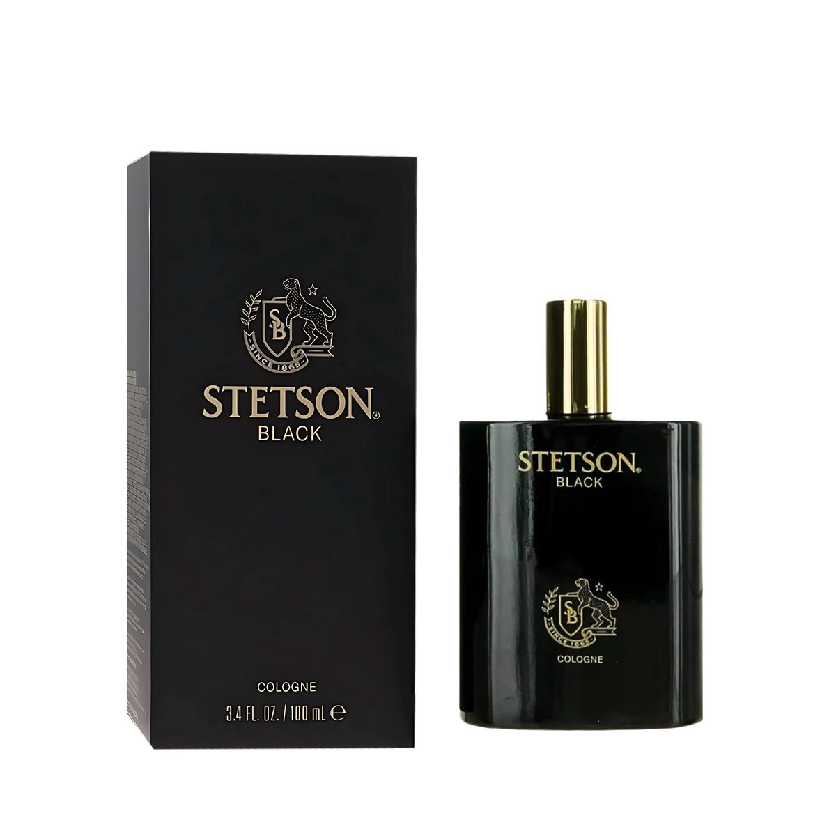 Stetson Black Cologne for Men - 3.4 oz Eau de Toilette Spray Avelisse
