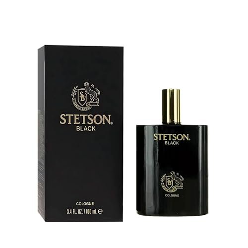 Stetson Black Cologne for Men - 3.4 oz Eau de Toilette Spray Avelisse