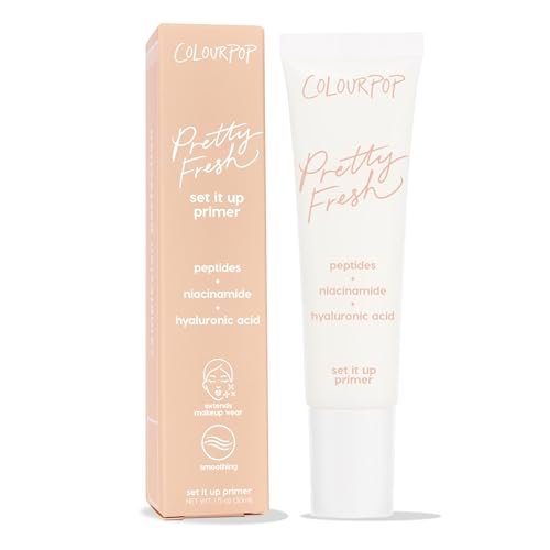 ColourPop Pretty Fresh Airbrush Makeup Primer - Hydrating Gel-Cream Pore Minimizer with Peptides, Niacinamide & Hyaluronic Acid - Vegan & Cruelty-Free (1 Fl Oz) Avelisse