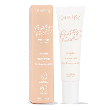 ColourPop Pretty Fresh Airbrush Makeup Primer - Hydrating Gel-Cream Pore Minimizer with Peptides, Niacinamide & Hyaluronic Acid - Vegan & Cruelty-Free (1 Fl Oz) Avelisse