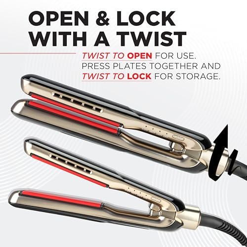 CHI Lava MiniStyler & CHI 44 Iron Guard (2 Oz) Gift Duo - Ceramic Hair Straightener for Long-Lasting Shine, 1.5" Iron, Perfect for Daily Use & Travel Avelisse