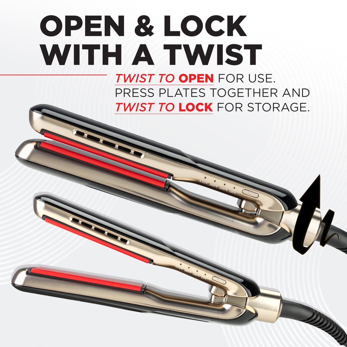 CHI Lava MiniStyler & CHI 44 Iron Guard (2 Oz) Gift Duo - Ceramic Hair Straightener for Long-Lasting Shine, 1.5" Iron, Perfect for Daily Use & Travel Avelisse