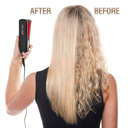 CHI Lava MiniStyler & CHI 44 Iron Guard (2 Oz) Gift Duo - Ceramic Hair Straightener for Long-Lasting Shine, 1.5" Iron, Perfect for Daily Use & Travel Avelisse