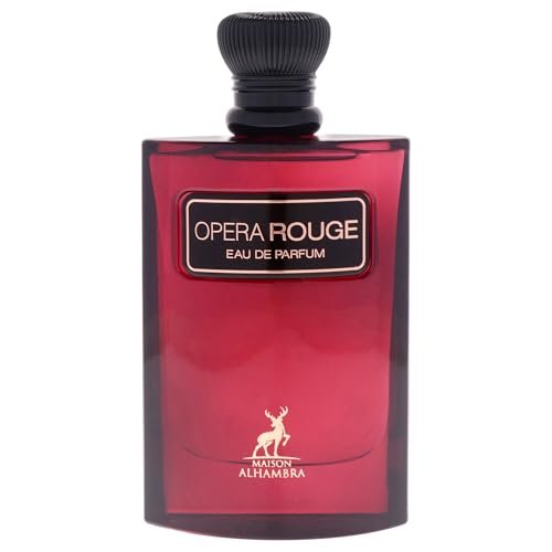 Maison Alhambra Opera Rouge Eau De Parfum Spray - 100ml (3.4 oz) | Playful Fruity, Floral & Creamy Warmth, Long-Lasting Unisex Fragrance Avelisse