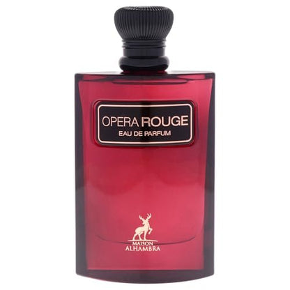 Maison Alhambra Opera Rouge Eau De Parfum Spray - 100ml (3.4 oz) | Playful Fruity, Floral & Creamy Warmth, Long-Lasting Unisex Fragrance Avelisse