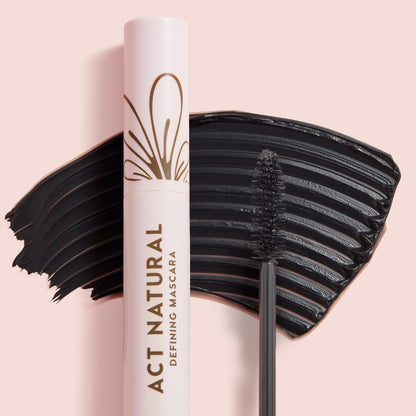 ColourPop Act Natural Defining Mascara - Clump-Free Black Mascara for Lift, Length & Definition - Soft Flexible Brush - 0.3 oz