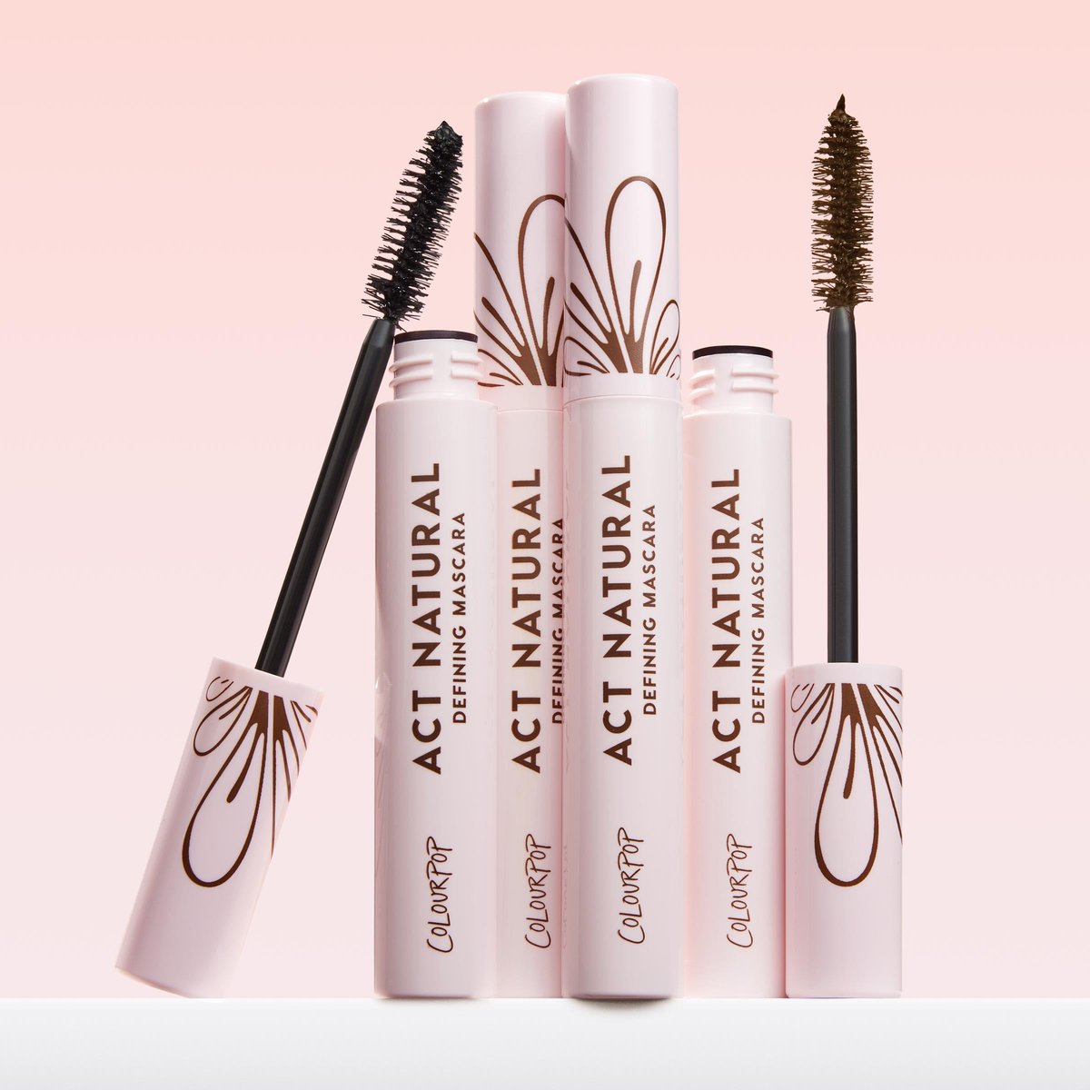 ColourPop Act Natural Defining Mascara - Clump-Free Black Mascara for Lift, Length & Definition - Soft Flexible Brush - 0.3 oz - görsel 12