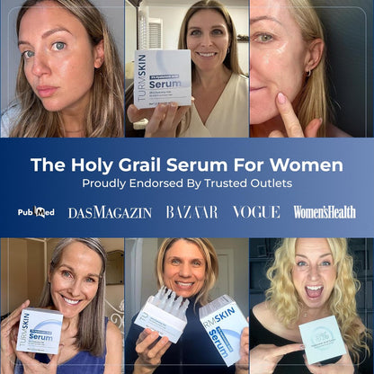 TURMSKIN Hyaluronic Acid Serum Ampoules [Ultra Hydrating Vials] – 3% Hyaluron Booster for Glass Skin & Anti-Aging – 24-Hour Hydration – Triple Hyaluronic Complex for Face Skin Repair & Renew Avelisse