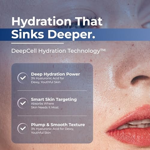 TURMSKIN Hyaluronic Acid Serum Ampoules [Ultra Hydrating Vials] – 3% Hyaluron Booster for Glass Skin & Anti-Aging – 24-Hour Hydration – Triple Hyaluronic Complex for Face Skin Repair & Renew Avelisse