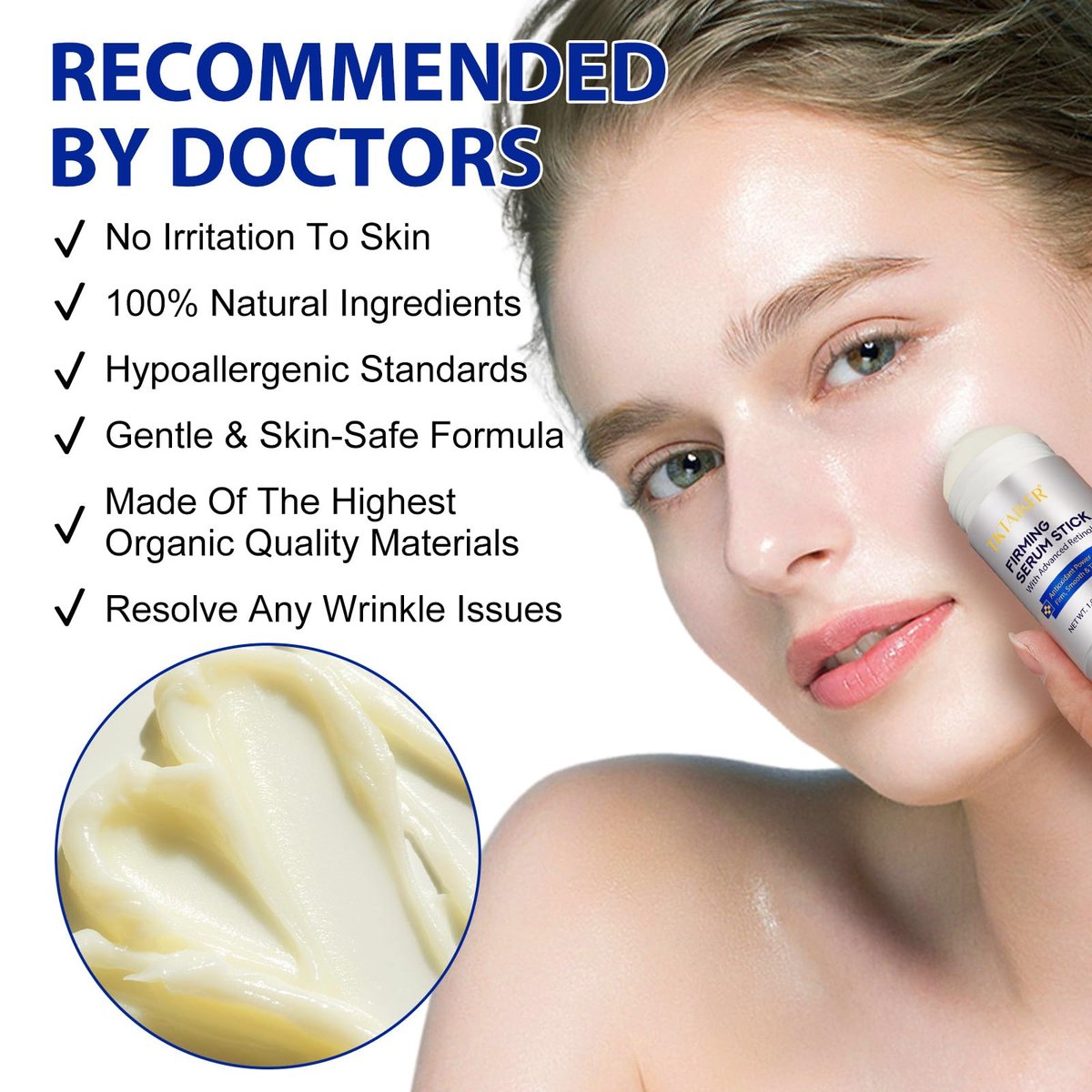 Advanced Retinol Firming Stick – Antioxidant-Enriched Peptide Stick to Visibly Tighten and Firm Wrinkles and Laugh Lines, Visible Results in 3-4 Weeks, 1.0 Oz - görsel 11