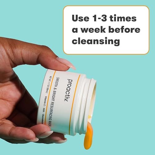 Proactiv Smooth & Bright Resurfacing Vitamin C Face Mask – Post-Acne Dark Marks, Hyperpigmentation, Rough Texture, for Acne-Prone Skin, 1.7 oz Avelisse