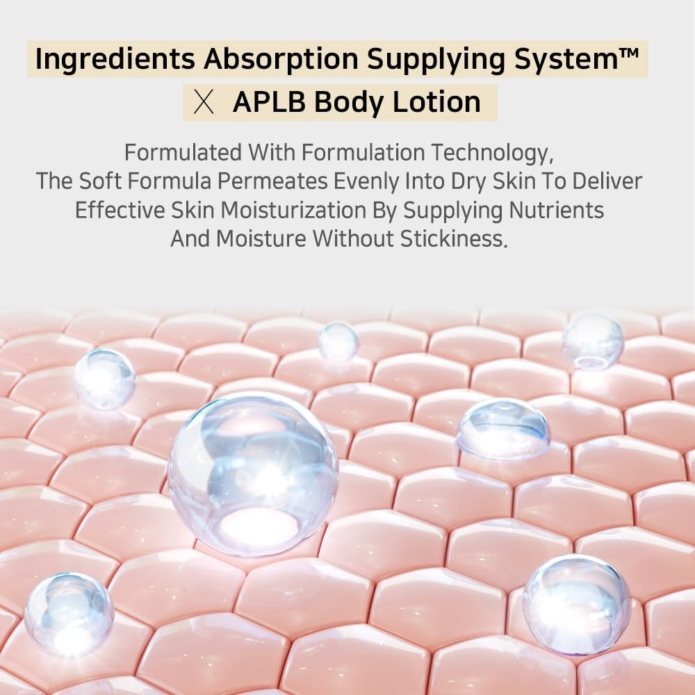 APLB Retinol Vitamin C Vitamin E Body Lotion - RETINOL VITA CEN™ 9.3% - Korean Skincare for Long-Lasting Hydration, Wrinkle Care, and Improved Skin Texture - 10.14 Fl Oz - görsel 9