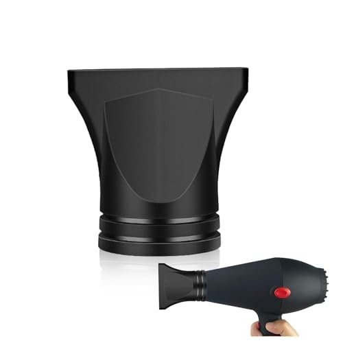 Universal Hair Dryer Concentrator Nozzle Attachment - Black Plastic Blower Nozzle for 4.2-4.6cm Diameter Dryers - görsel 2