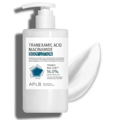 APLB Tranexamic Acid Niacinamide Body Lotion | TRANEX NIAC CEN™ 16.0% | Korean Skincare for Brightening & Hydration (10.14 fl oz) Avelisse