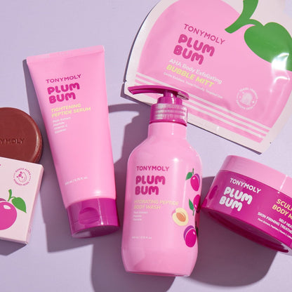 TONYMOLY Plum Bum Peptide Hydrating Body Wash – Moisturizing & Nourishing Cleanser with Plum Extract, Peptides & Glycerin – Gentle Korean Body Wash for Soft, Smooth, Radiant Skin, 13.5 fl oz Avelisse