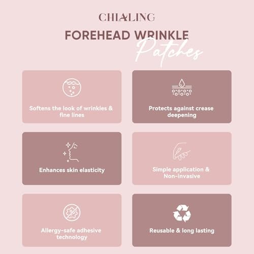 Chialing Forehead Wrinkle Patches – Reusable Overnight Smoothing Silicone Tape with Lavender Oil, Reduce Fine Lines & Prevent Creases, Non-Invasive Facial Pads, Pack of 4 Avelisse
