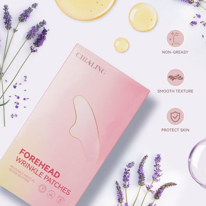 Chialing Forehead Wrinkle Patches – Reusable Overnight Smoothing Silicone Tape with Lavender Oil, Reduce Fine Lines & Prevent Creases, Non-Invasive Facial Pads, Pack of 4 Avelisse