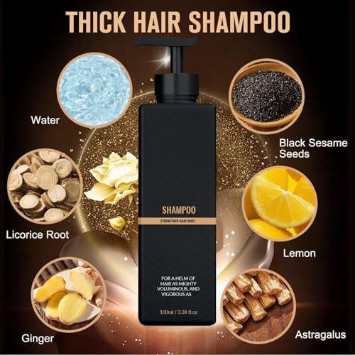 2 Pcs Root Activator Shampoo - Hair Growth Shampoo for Anti-Hair Loss, Natural Formula for Men and Women Avelisse