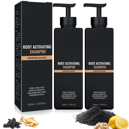 2 Pcs Root Activator Shampoo - Hair Growth Shampoo for Anti-Hair Loss, Natural Formula for Men and Women Avelisse