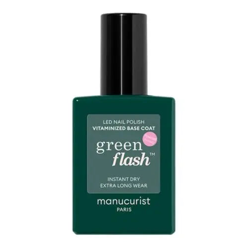 Manucurist Green Flash™ Vitamin-Enriched Base Coat – 12-Free, 84% Bio-Based, Lasts Up to 12 Days – 15 ml Avelisse