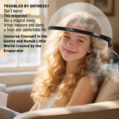 KINLITO 2-in-1 Hair and Face Steamer - Tabletop Humidifier for Deep Conditioning & Facial Cleaning with UV Ozone, Home Spa Salon Avelisse