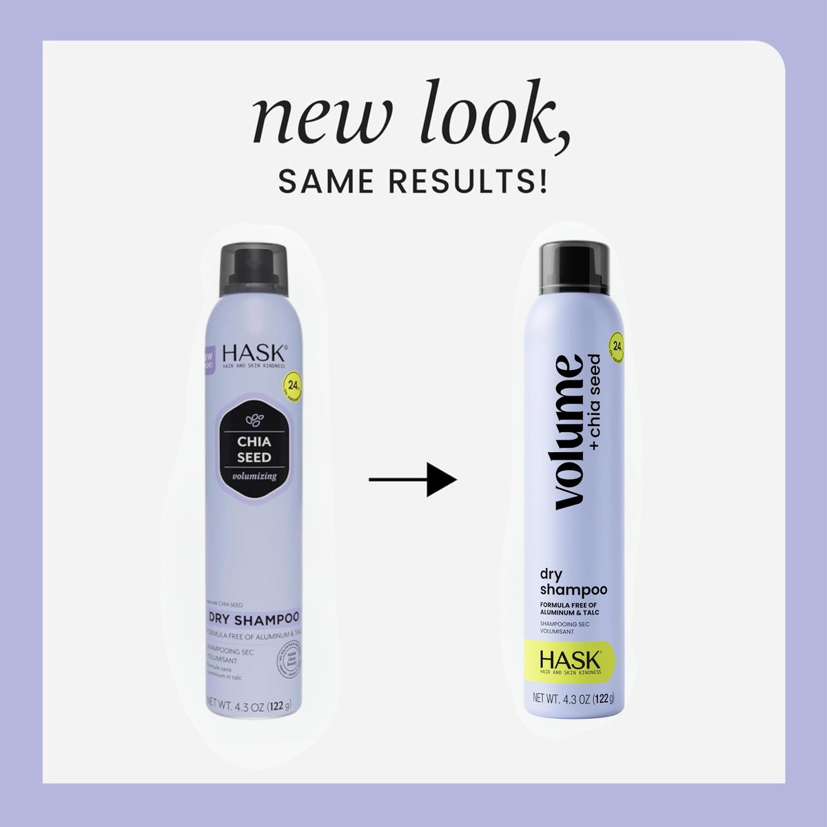 HASK Chia Seed Volumizing Dry Shampoo – Oil Absorption, Volume & Bounce, No Sulfates or Parabens, Cruelty-Free – 8.1 oz - görsel 3
