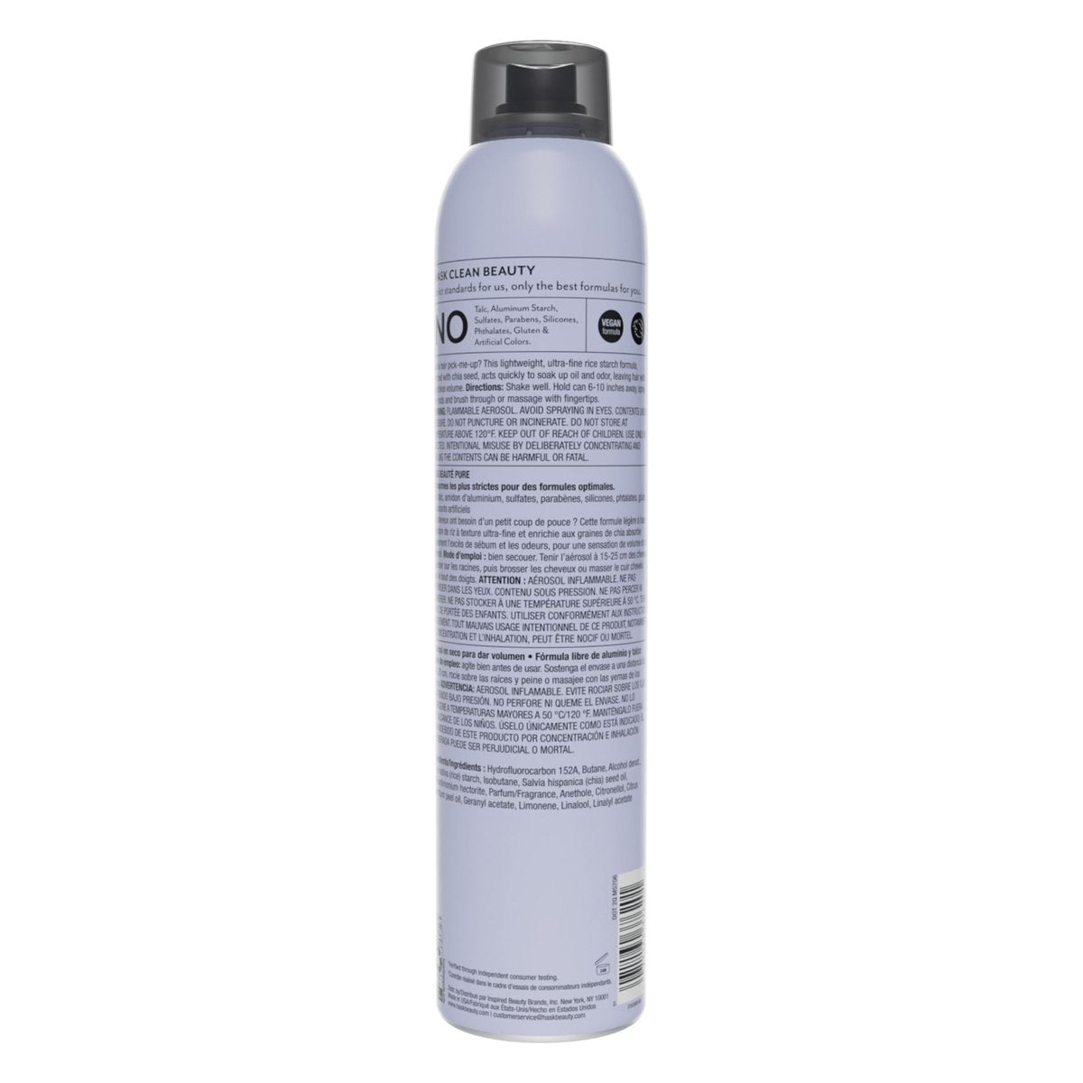 HASK Chia Seed Volumizing Dry Shampoo – Oil Absorption, Volume & Bounce, No Sulfates or Parabens, Cruelty-Free – 8.1 oz - görsel 9
