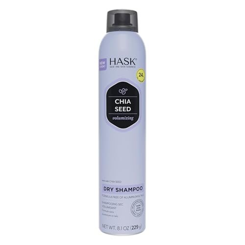 HASK Chia Seed Volumizing Dry Shampoo – Oil Absorption, Volume & Bounce, No Sulfates or Parabens, Cruelty-Free – 8.1 oz - görsel 2